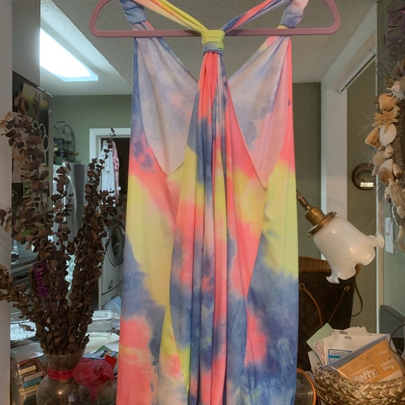 Bobbie Brooks cover up size Med- Tie Dye, Adjustable- Very cute. EUC - Picture 2 of 14